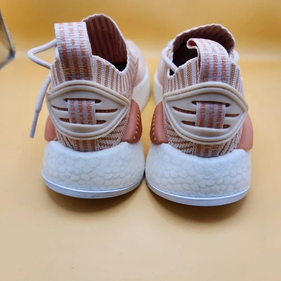 Adidas NMD W1 Shoes Womens Size 6 Pink White Stripe Originals ID4268 Boost Sole - Picture 5 of 11